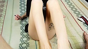 Pervert foot teenie Maya wants his cum with feet, hands and mouth  by Foot Girls