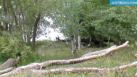 Peter Blows By The River Outdoor, Naked, Cum
