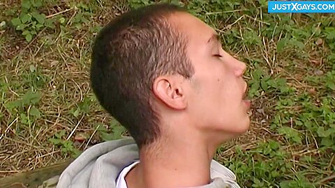 Peter Blows By The River Outdoor, Naked, Cum