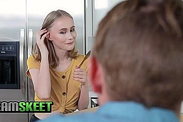 Petite Blonde Cutie Tight Pussy For Stepbro