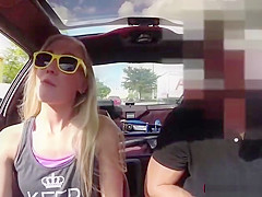 Petite and horny blonde gets hammered
