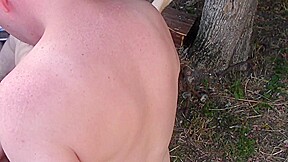 Philip Fucked Bareback By 2 Top Boys In The Garden And Creampied - HumliationAndSpanking