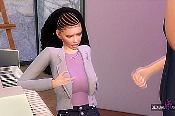 Piano Class Ends In Lesbian Sex, My Student 18+ Tastes My Big Plastic Cock - Sexual Hot Animations