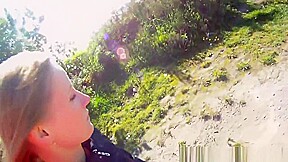 Pickedup Euro Beauty Jizzed On Ass