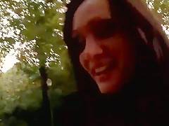 Pickedup interracial babe gets analized and jizzed POV