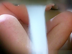 Pink pussy in bathtub