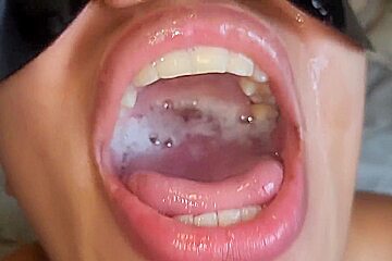 Pissing And Cumming Down My Slaves Throat Upside Down 2/2 (09/30/23)