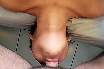 Pissing And Cumming Down My Slaves Throat Upside Down 2/2 (09/30/23)