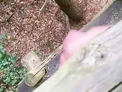 Pissing & jerking in the forest
