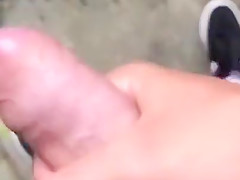 Pissing & jerking in the forest