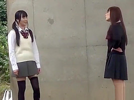 Pissing uniformed asian teens 18+