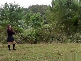 Pissing uniformed asian teens 18+