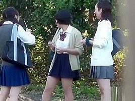 Pissing uniformed asian teens 18+