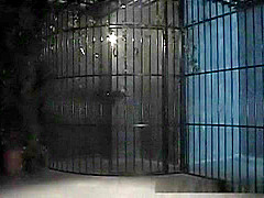 Poor Asian lady awaits her punishment in a dungeon