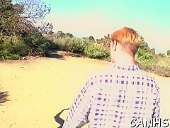 Pornstar Sucks Dick After Swimming