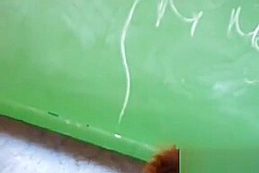 Pregnant Teacher Masturbates In The Classroom