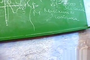 Pregnant Teacher Masturbates In The Classroom