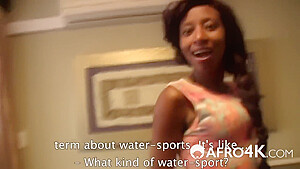 Pretty African Ebony Enjoying Hardcore Action During He