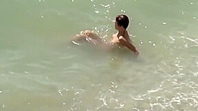 Pretty Ladies Get Naked On The Beach