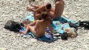 Pretty Ladies Get Naked On The Beach