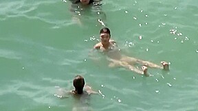 Pretty Ladies Get Naked On The Beach