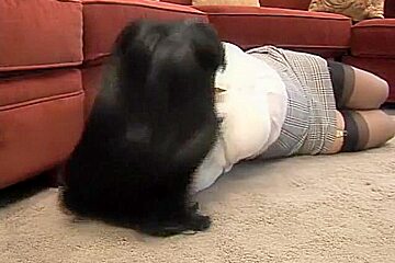 Private detective tied and gagged by a spy
