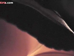 Publiс bus upskirt action of the young hottie