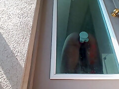 Public Balcony Dog Dildo