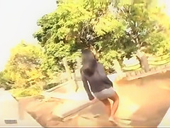 Public flashing in park