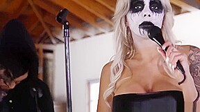 Punk Rocker Gets Facial