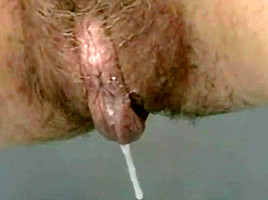 Pussy close up - pissing and creampie