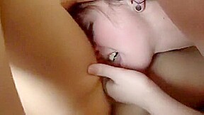 Raquel Sieb joins Dakota Charms on the bed and they make each other cum hard