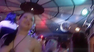 Raunchy Honeys Suck Dicks In The Club