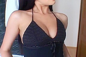 Raven-haired Siren Claudia Invites You To Take The Rest Off!