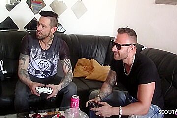 Real German Amateur Swinger 4some Fuck With Black And White Wifes