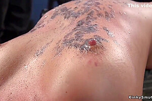 Redhead Whore Gets Waxed And Whipped - Savannah Fox