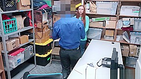 Redhead teen 18+ Ornella Morgan riding police dick before facial