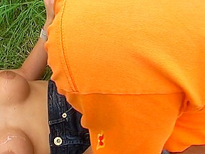 Renata in slut shagging in nature in this pickup porn