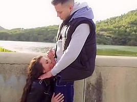 Russian Pornstar Public Sex With Cumshot