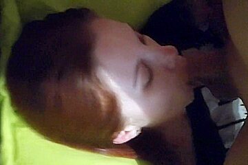 Russian Redhead Girl Mouthfucked All The Way To Her Throat