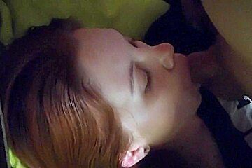 Russian Redhead Girl Mouthfucked All The Way To Her Throat