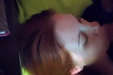Russian Redhead Girl Mouthfucked All The Way To Her Throat