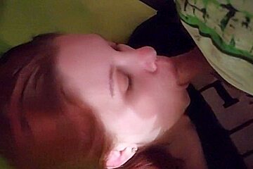 Russian Redhead Girl Mouthfucked All The Way To Her Throat