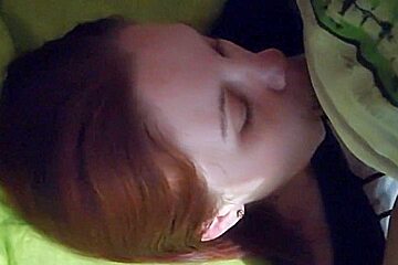 Russian Redhead Girl Mouthfucked All The Way To Her Throat
