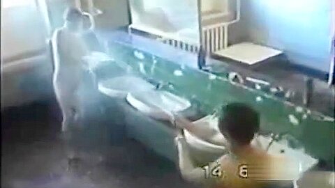 Russian army morning shower