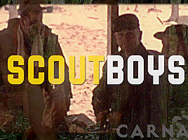 ScoutBoys - Adam Snow leads younger Zach Dean through his first time