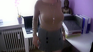 Secretary In Glasses And Stockings Fucked Doggystyle
