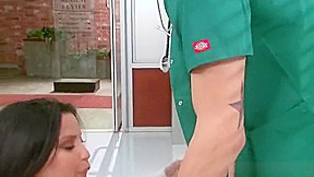 Seductive buxomy latino Step mom Sophia Lomeli in medical sex video