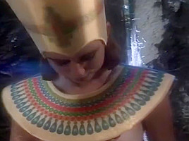 Sexy Brunette Pharaoh Pounded By Lucky Archaeologist
