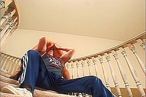 Sexy Mercedes Ashley Goes Down On Pat Myne On The Stairs